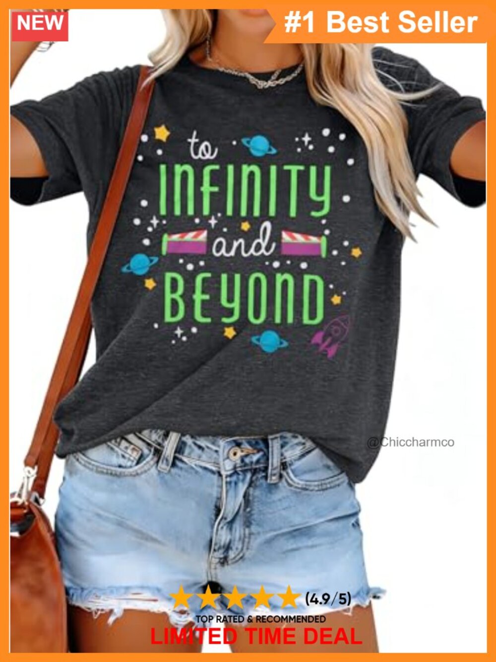 Womens Youve Got a Friend in Me Letter Print Short Sleeve Graphic Tee